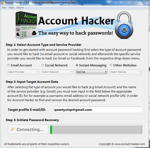 wechat password hack